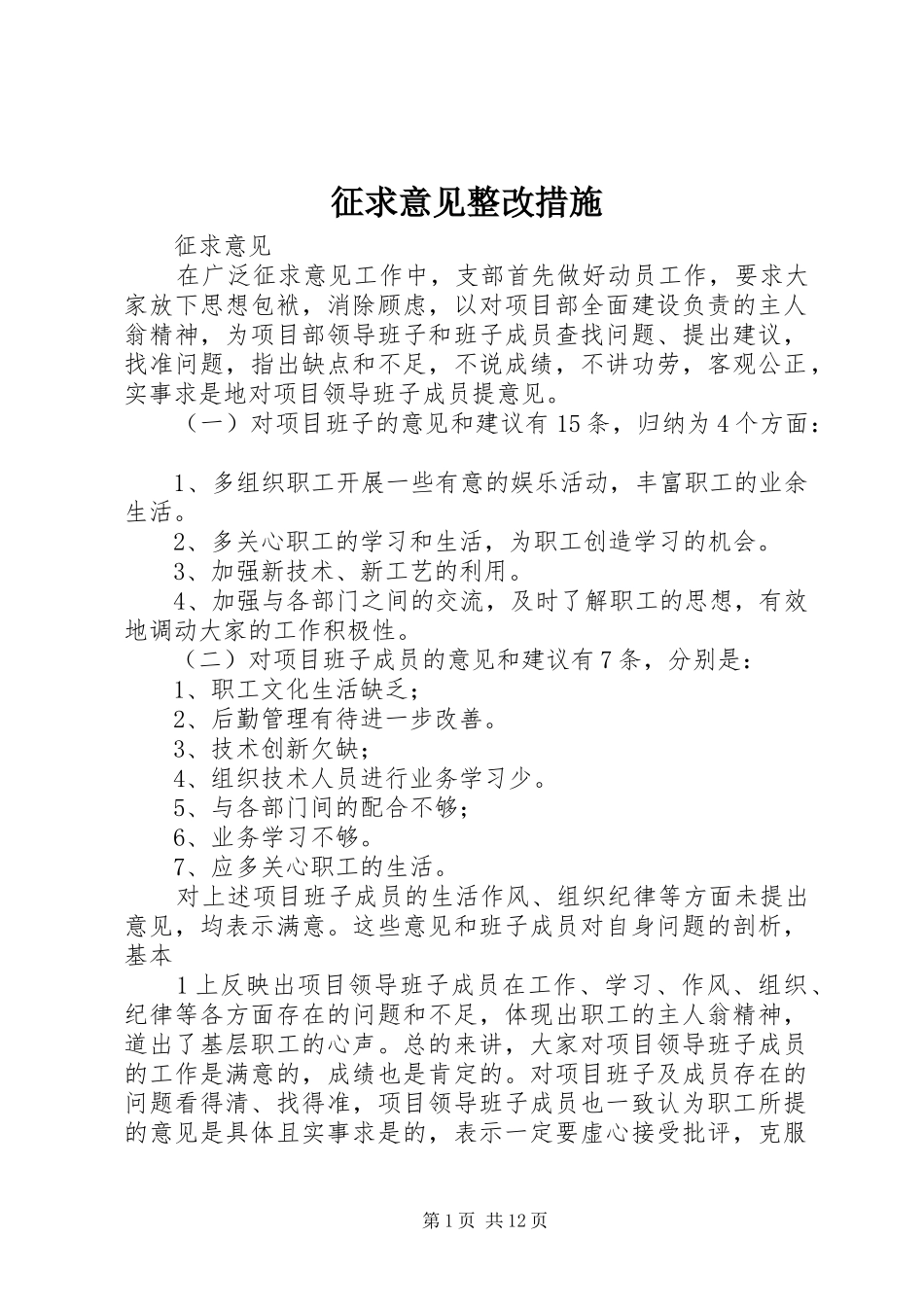 2024年征求意见整改措施_第1页