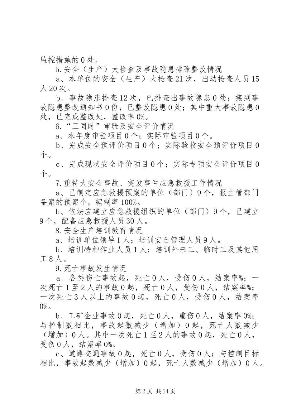 2024年校园安全稳定工作履职报告书范文大全_第2页
