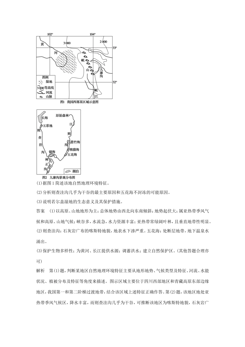 高考地理二轮 考前三个月 综合题特征描述型_第3页