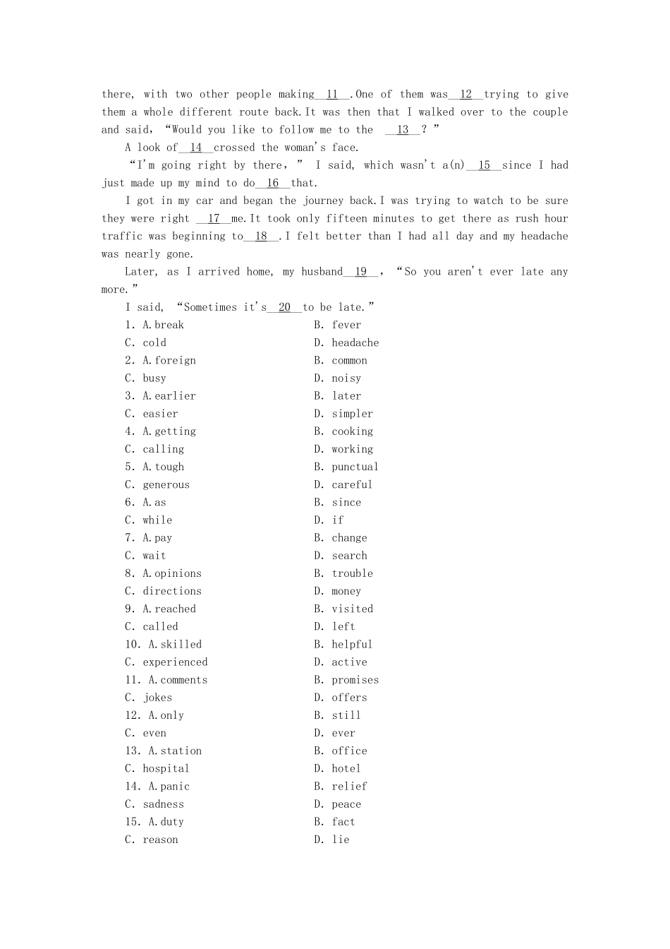 高中英语 Module 6 Animals in Danger  Introduction & Reading课时作业 外研版必修5_第3页