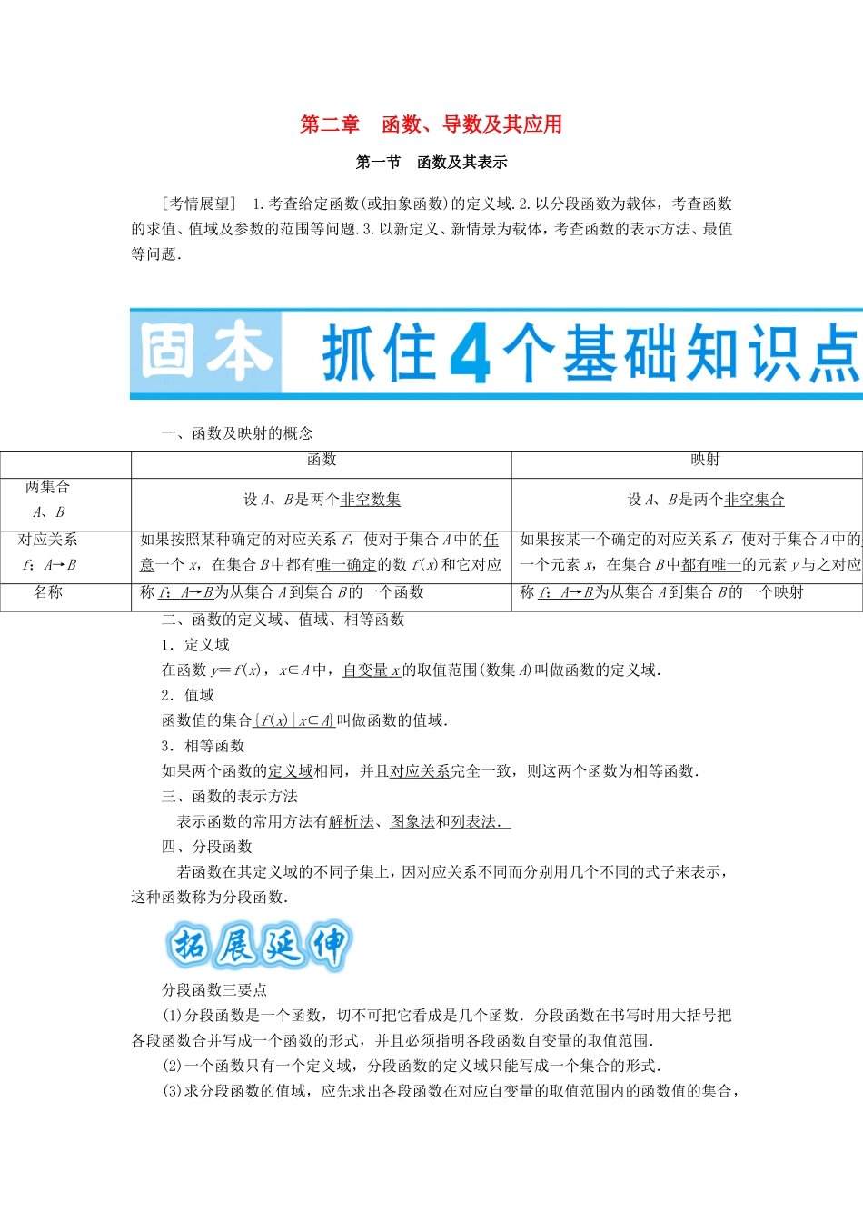 高考数学大一轮复习 第二章 函数-人教版高三数学试题_第1页