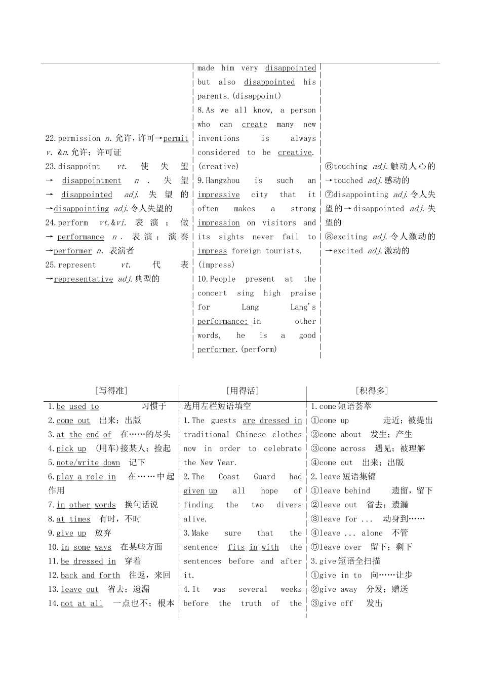 高考英语一轮复习 Unit 5 Rhythm 北师大版必修2-北师大版高三必修2英语试题_第2页