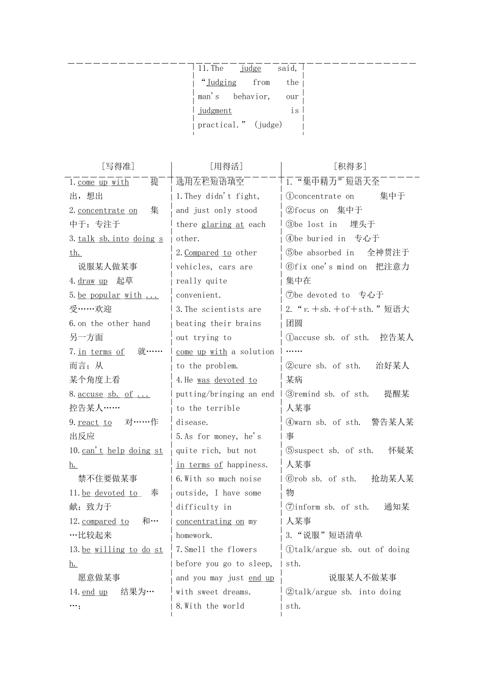 高考英语一轮复习 Unit 13 People 北师大版必修5-北师大版高三必修5英语试题_第3页