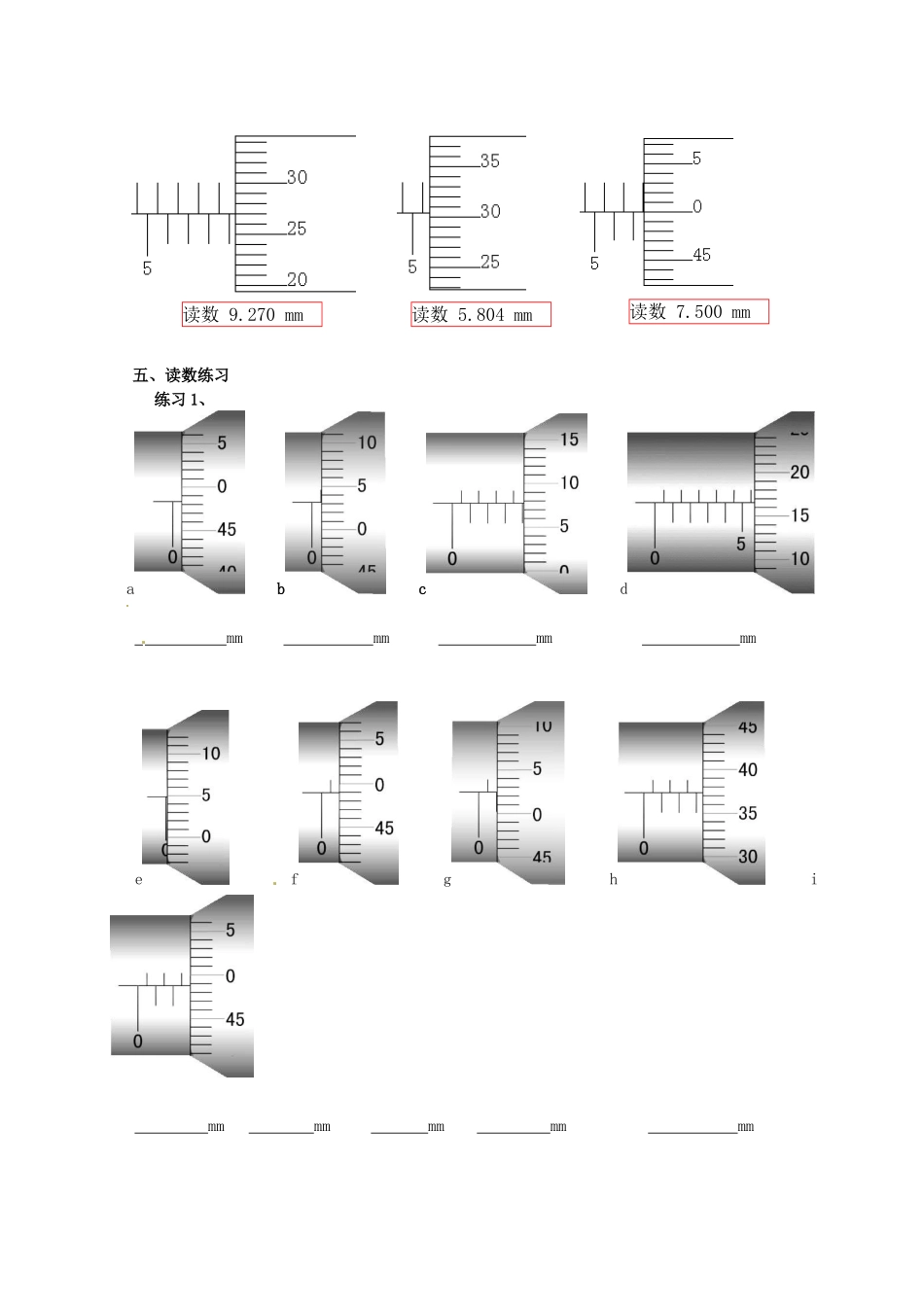 高考物理 考前预测核心考点专项突破 螺旋测微器_第2页