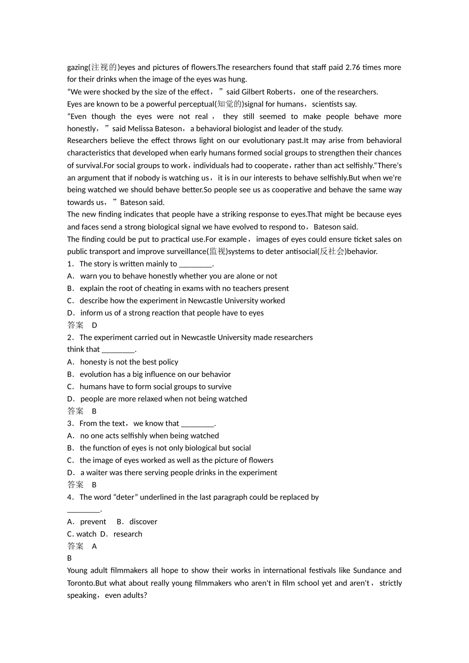 高考英语二轮复习 unit2 period 2 Learning about Language & Using Language同步精炼 新人教版选修10_第3页