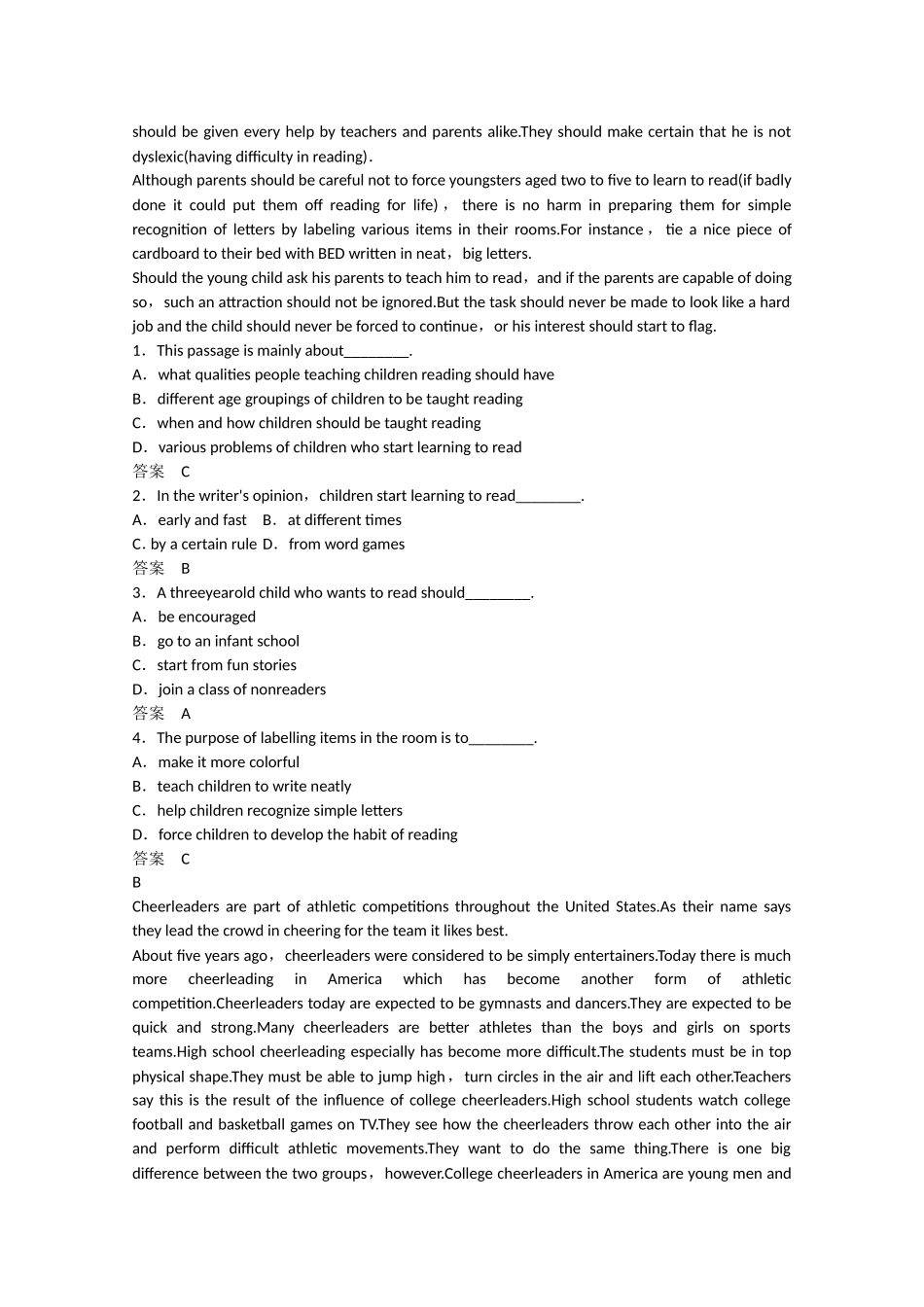 高考英语二轮复习 unit4 period 2 Learning about Language & Using Language同步精炼 新人教版选修10_第3页