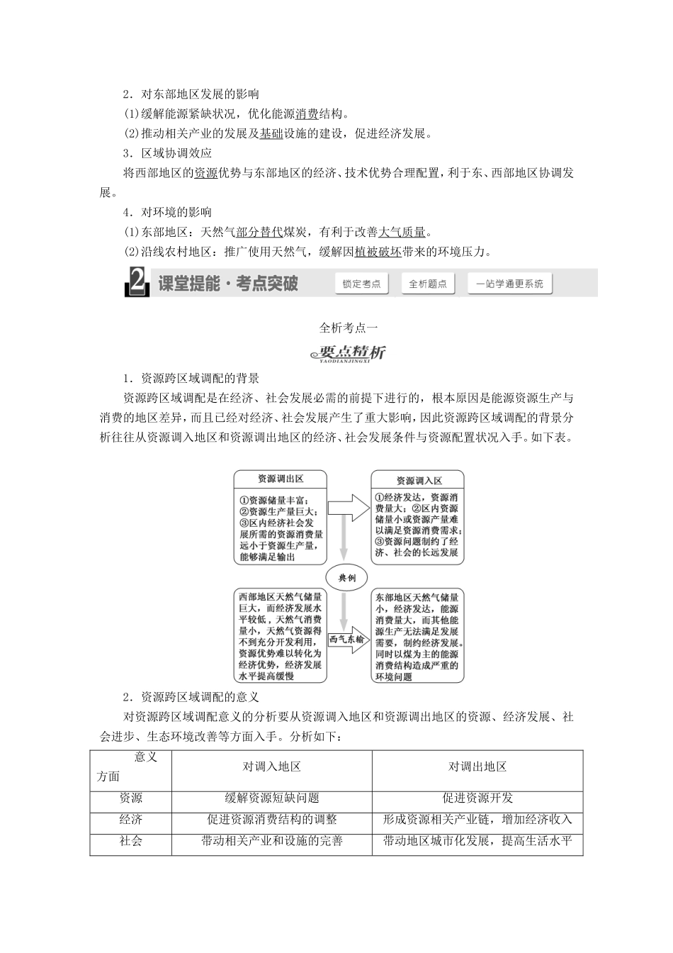 高考地理一轮复习 第十六章 区际联系与区域协调发展-人教版高三全册地理试题_第2页