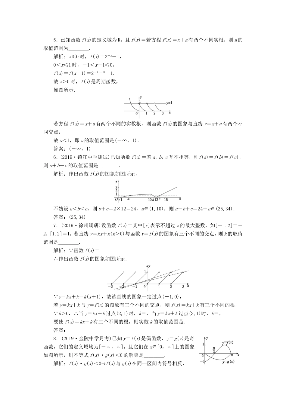 高考数学一轮复习 课时跟踪检测（七）函数的图象 文（含解析）苏教版-苏教版高三数学试题_第3页