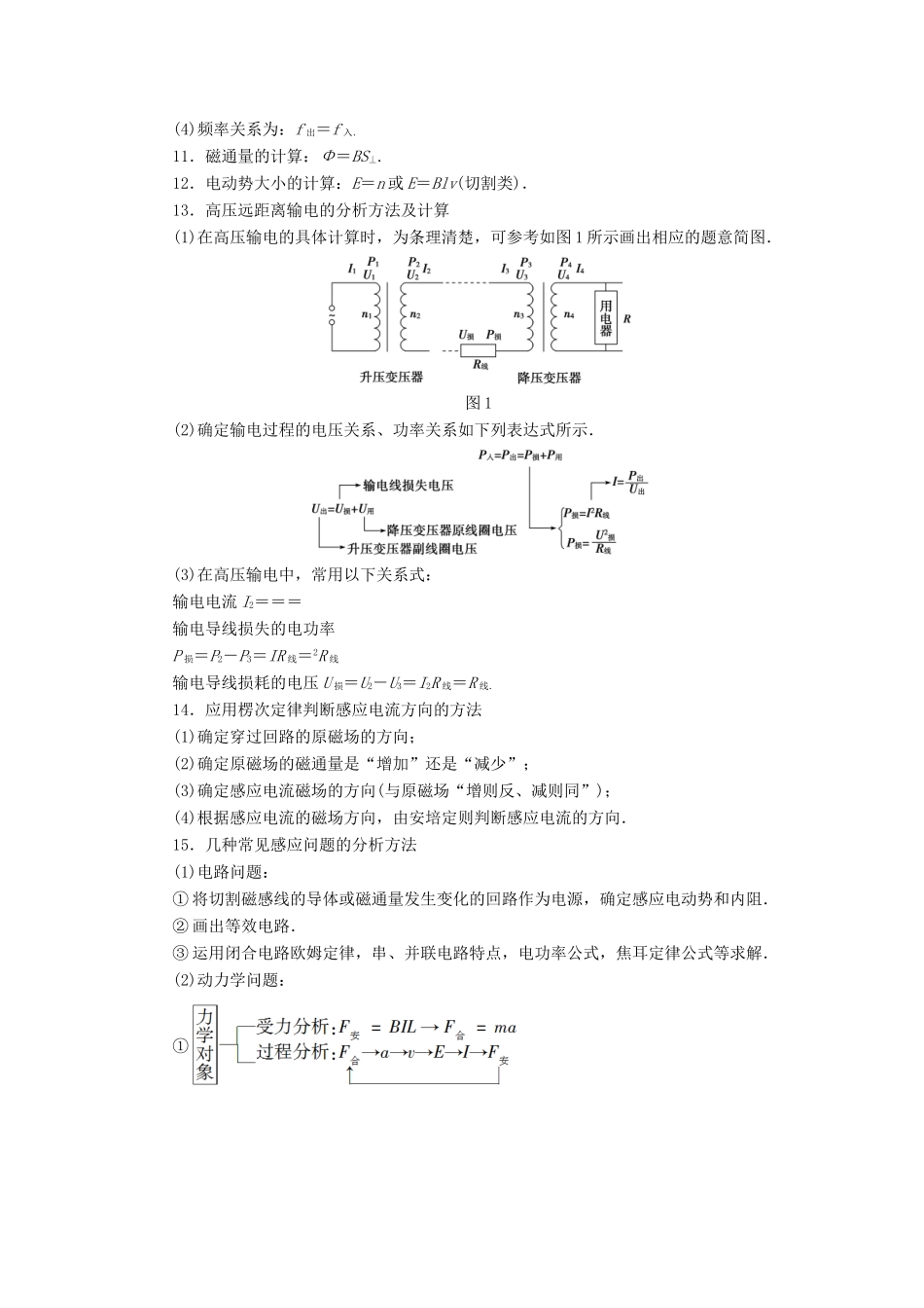 高考物理二轮复习 第2部分 考前回扣篇 倒计时第5天 电路和电磁感应检测-人教版高三物理试题_第2页
