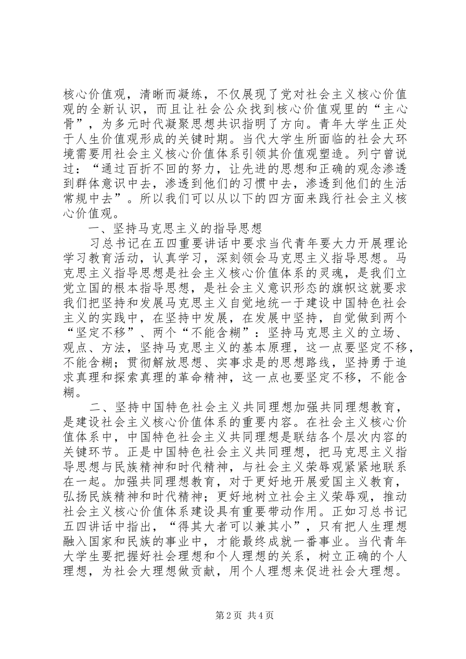 2024年结合习总书记五四致辞精神_第2页