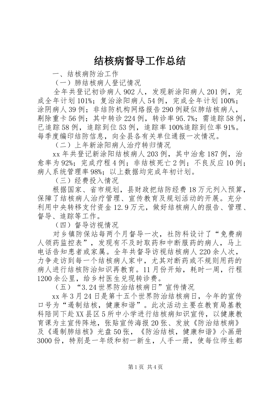 2024年结核病督导工作总结_第1页