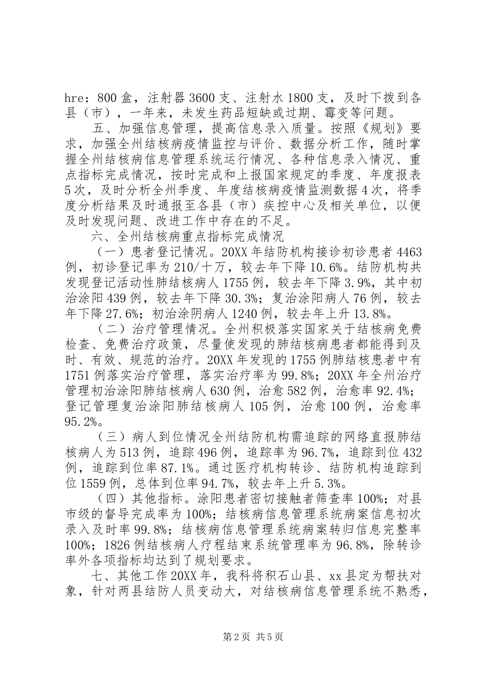 2024年结核病防治工作总结_第2页