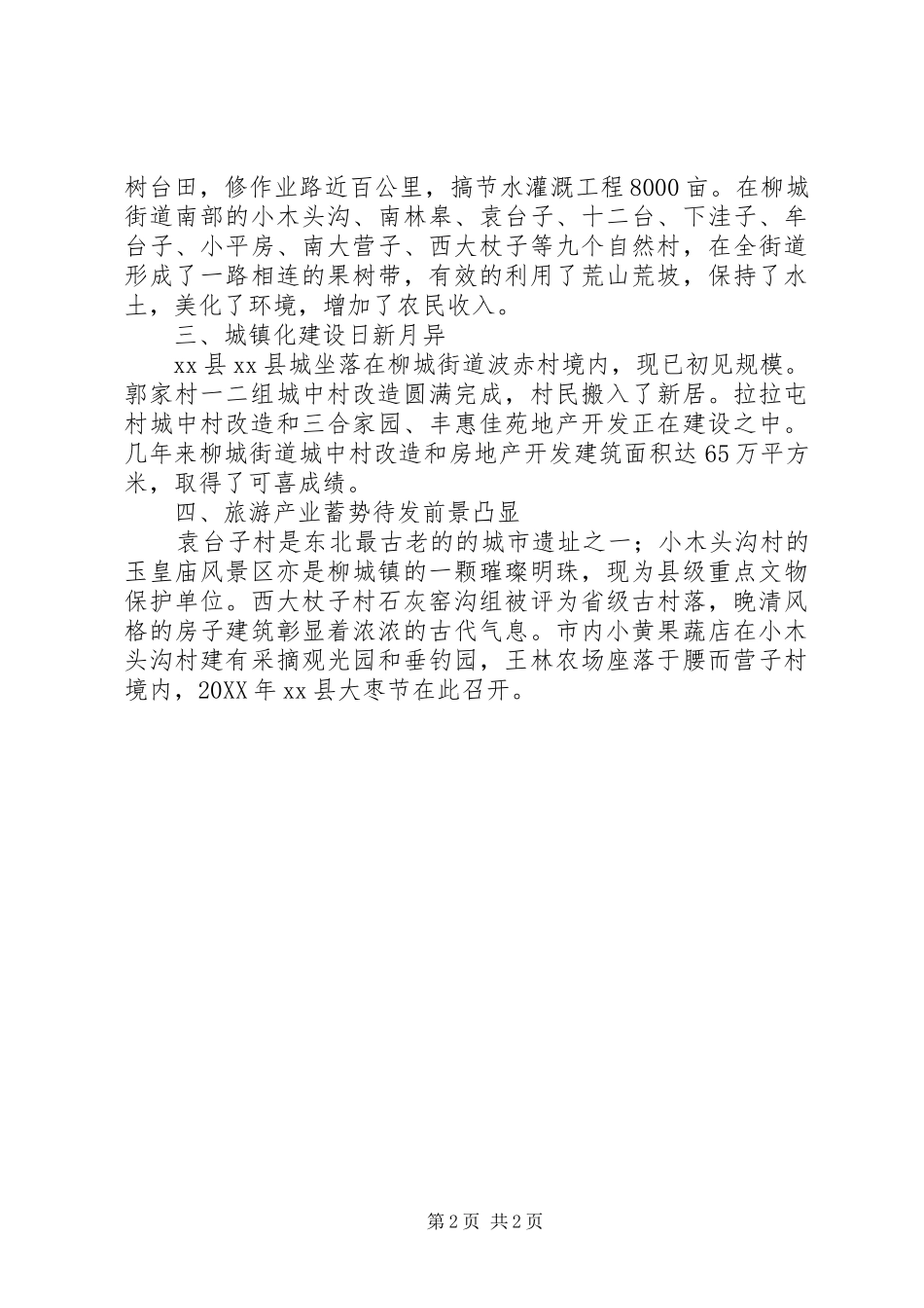 2024年街道改革开放典型材料_第2页