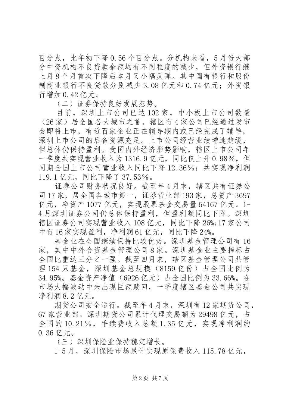 2024年金融部门工作回顾与打算_第2页