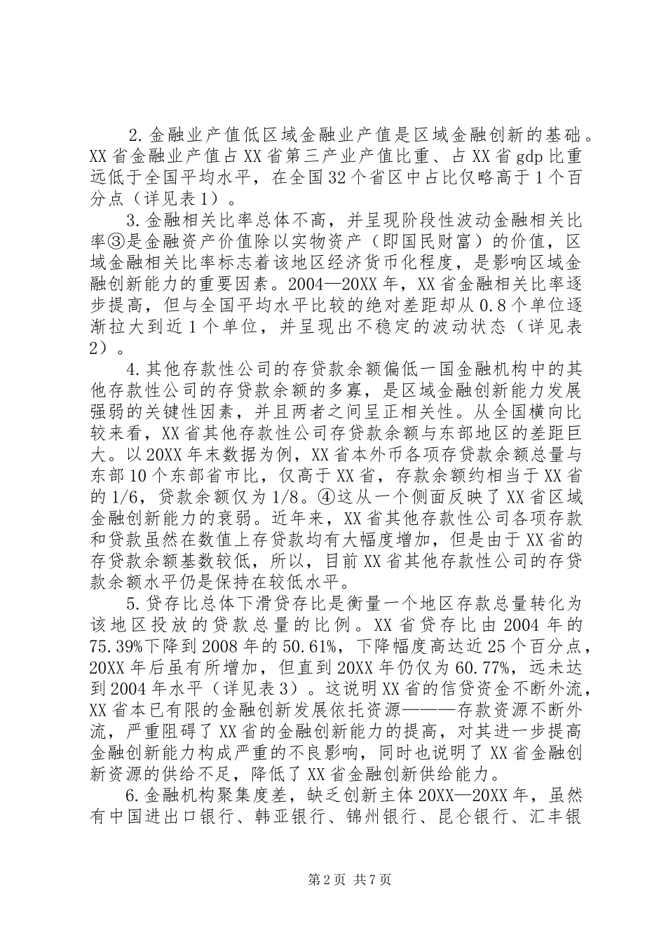 2024年金融创新能力发展滞后原因分析_第2页