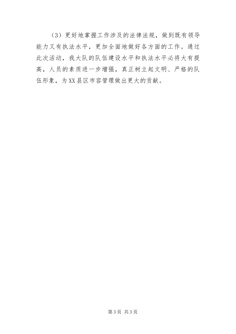 2024年执法大队作风纪律整顿分析析材料_第3页