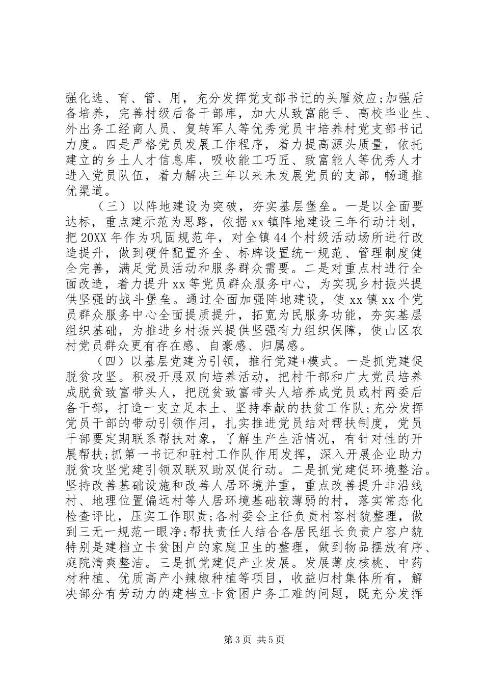 2024年乡镇组织及人才振兴的实施方案_第3页