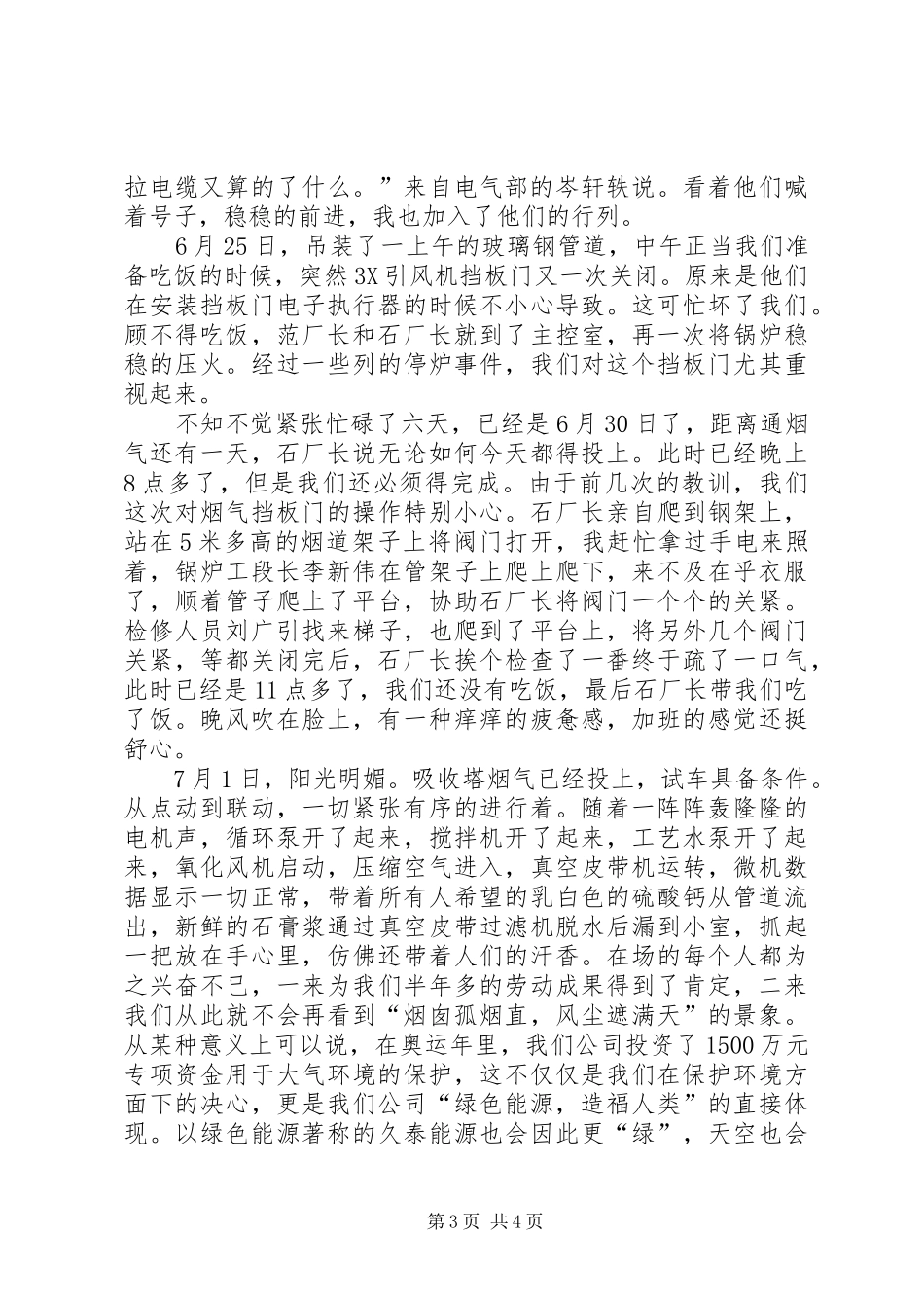 2024年项目纪实报告齐心协力建工程，众志成城保环境_第3页