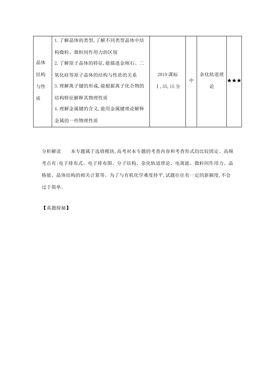 （课标专用 5年高考3年模拟A版）高考化学 专题二十四 物质结构与性质试题-人教版高三化学试题_第2页