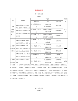 （课标专用 5年高考3年模拟A版）高考数学 专题三 导数及其应用 2 导数的应用试题 理-人教版高三数学试题