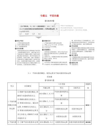 （课标专用 5年高考3年模拟A版）高考数学 专题五 平面向量 1 平面向量的概念、线性运算及平面向量的坐标运算试题 理-人教版高三数学试题