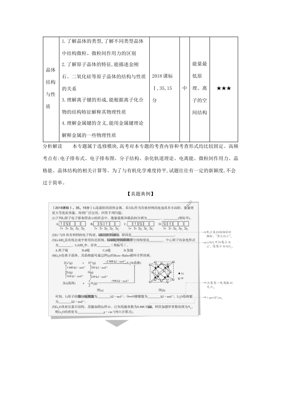 （课标专用 A版）高考化学 专题二十四 物质结构与性质试题-人教版高三化学试题_第2页