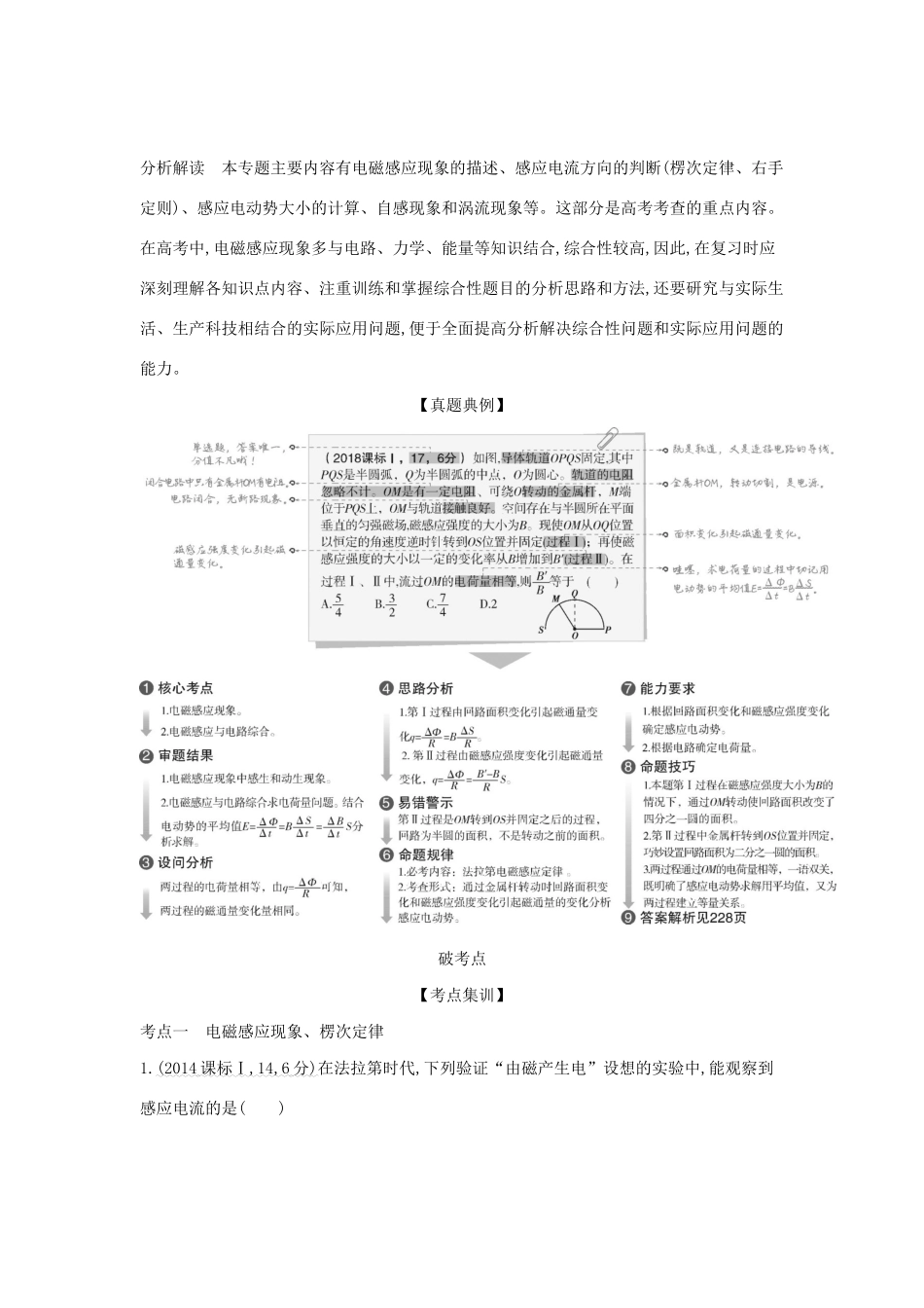 （课标专用 A版）高考物理 专题十一 电磁感应试题-人教版高三物理试题_第2页