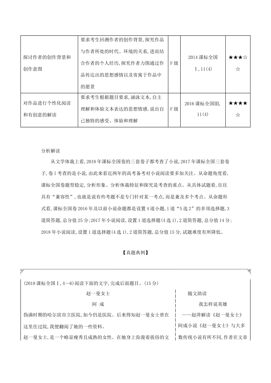 （课标专用 A版）高考语文 专题十二 文学类文本阅读 小说试题-人教版高三语文试题_第2页