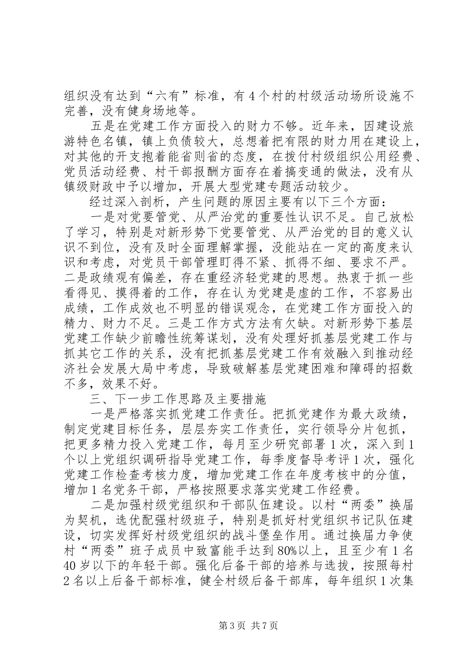 2024年镇党委书记述职报告两篇_第3页