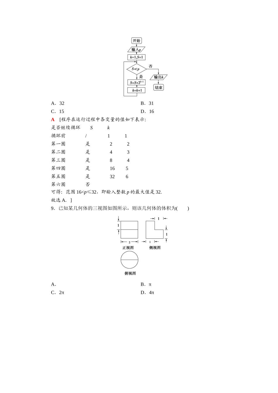 （统考版）高考数学二轮复习 仿真模拟卷2（含解析）（理）-人教版高三数学试题_第3页