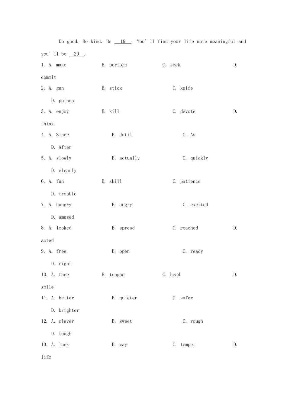 （讲练测）高考英语一轮复习 Unit 3 Computers（测）（含解析）新人教版必修2-新人教版高三必修2英语试题_第2页