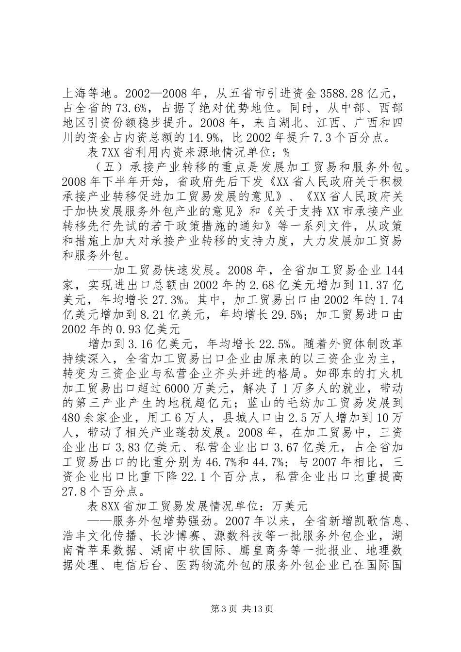 2024年金融危机下湖南承接产业转移的现实压力及对策建议_第3页
