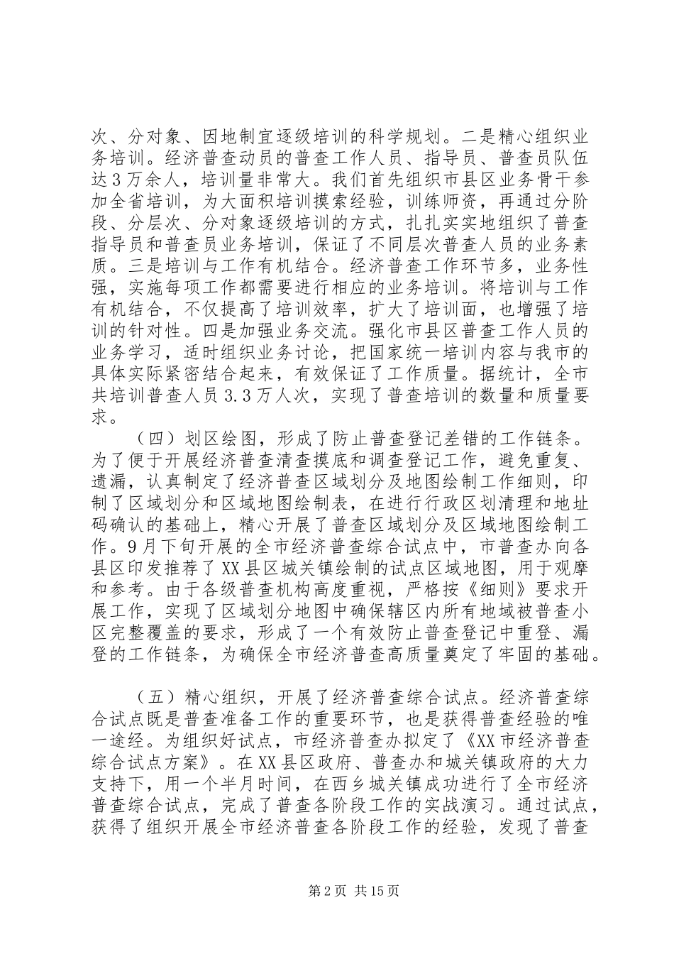 2024年经济普查工作总结_第2页