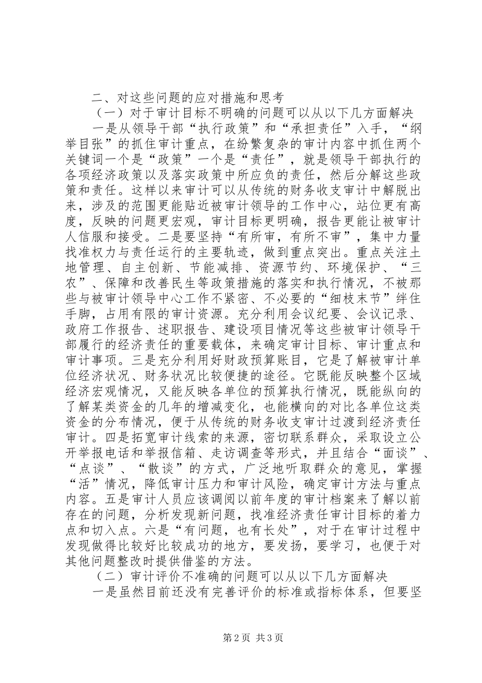 2024年经济责任审计问题和应对策略_第2页