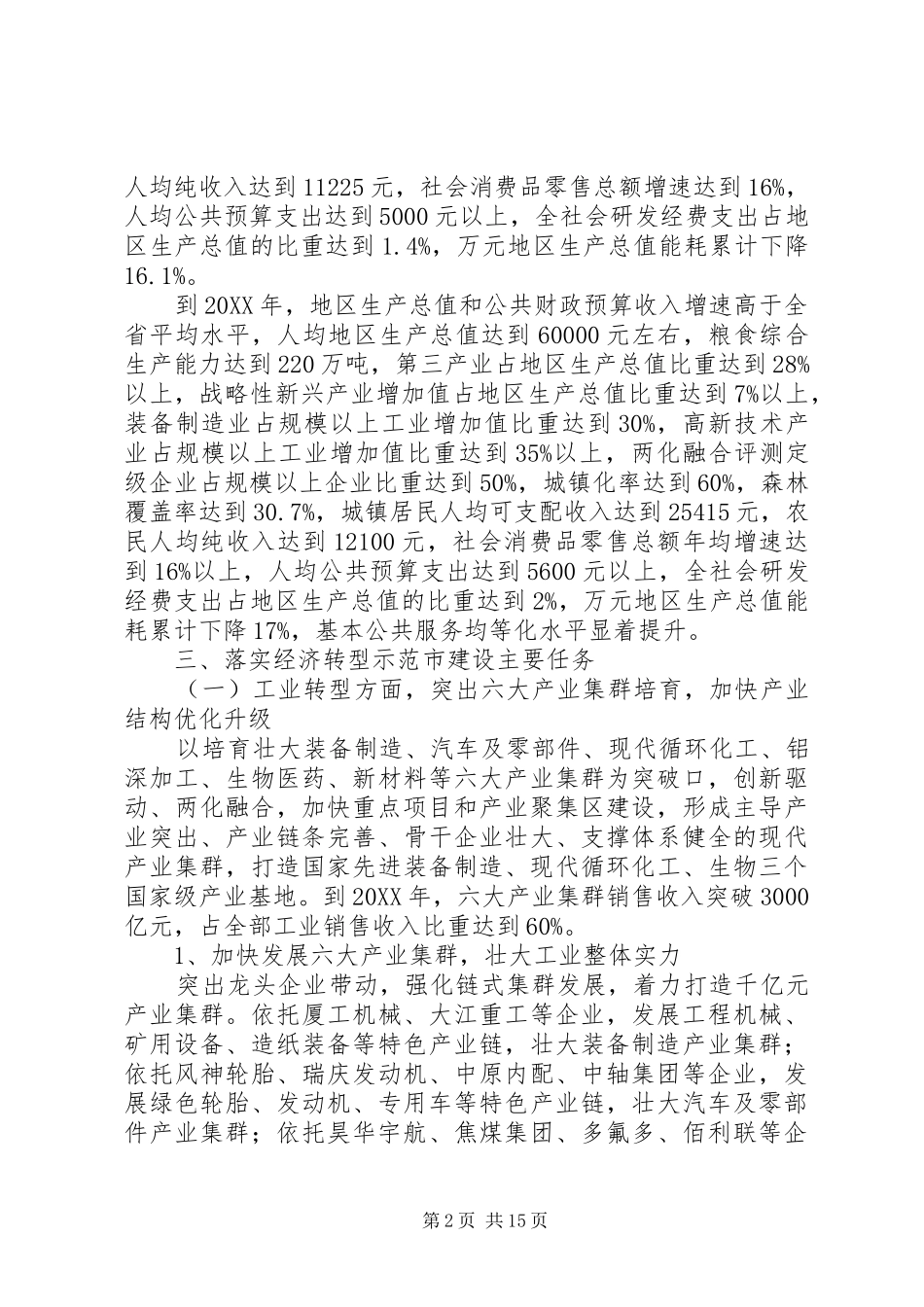 2024年经济转型示范市建设意见_第2页