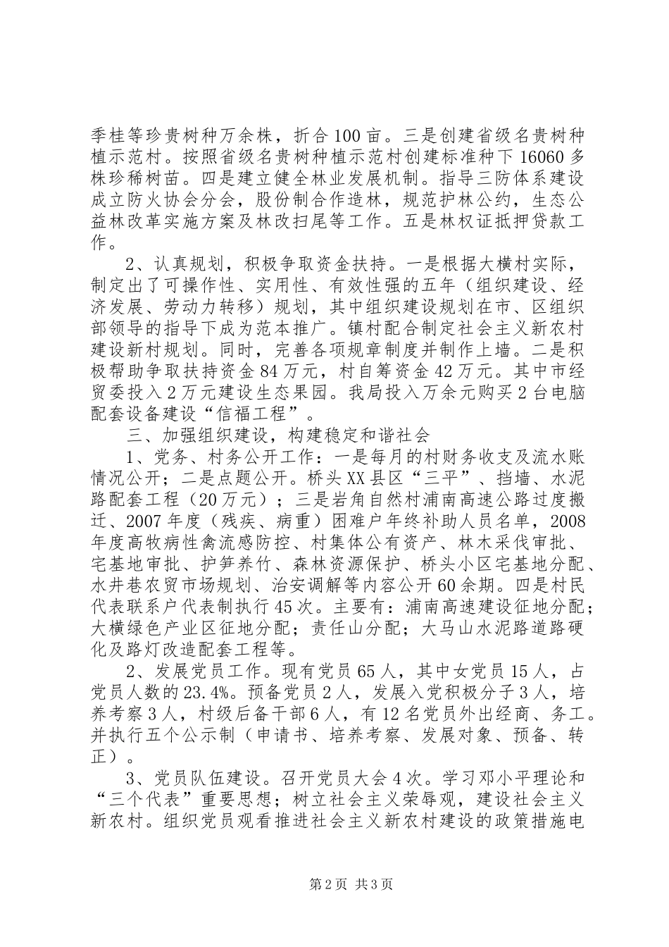 2024年经贸局挂村服务工作总结_第2页