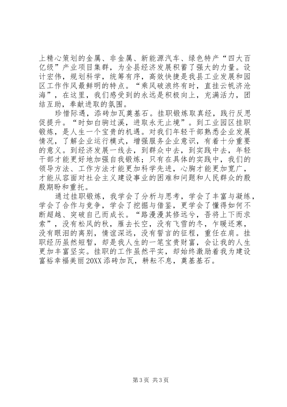 2024年主任助理挂职心得体会_第3页