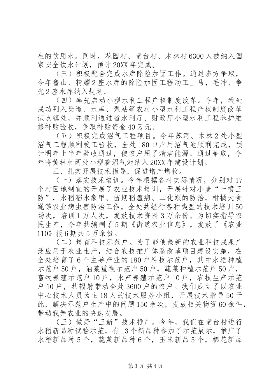2024年街道办事处农办工作总结_第3页