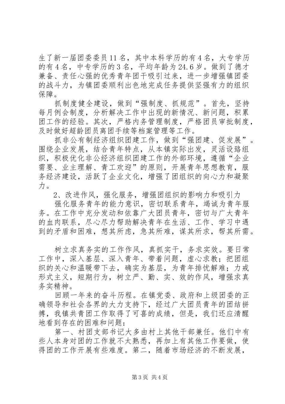 2024年镇团委工作汇报_第3页
