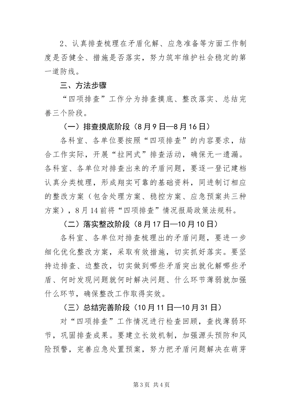 2024年住建局开展四项排查活动实施方案_第3页