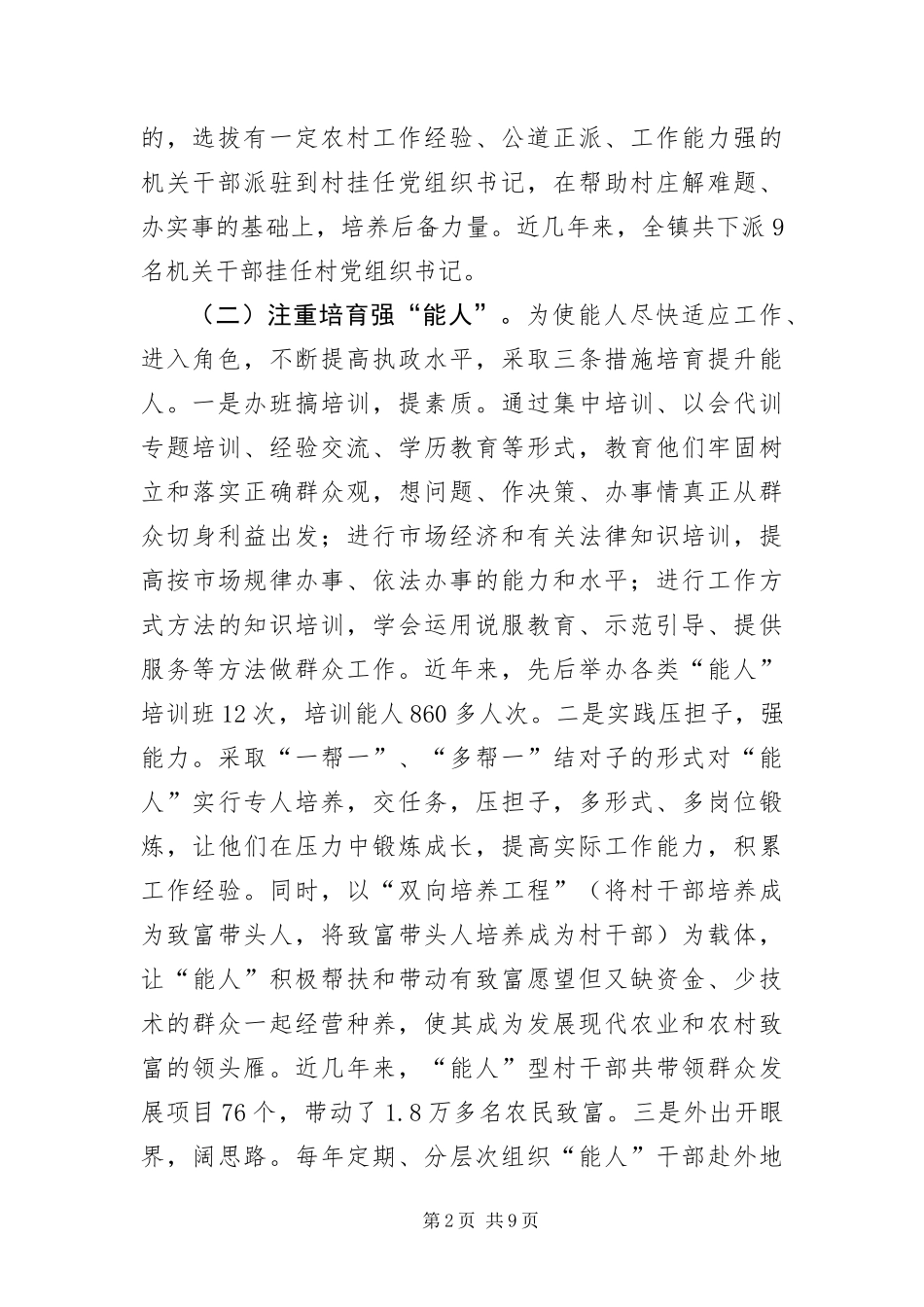 2024年镇委能人治村调查报告_第2页