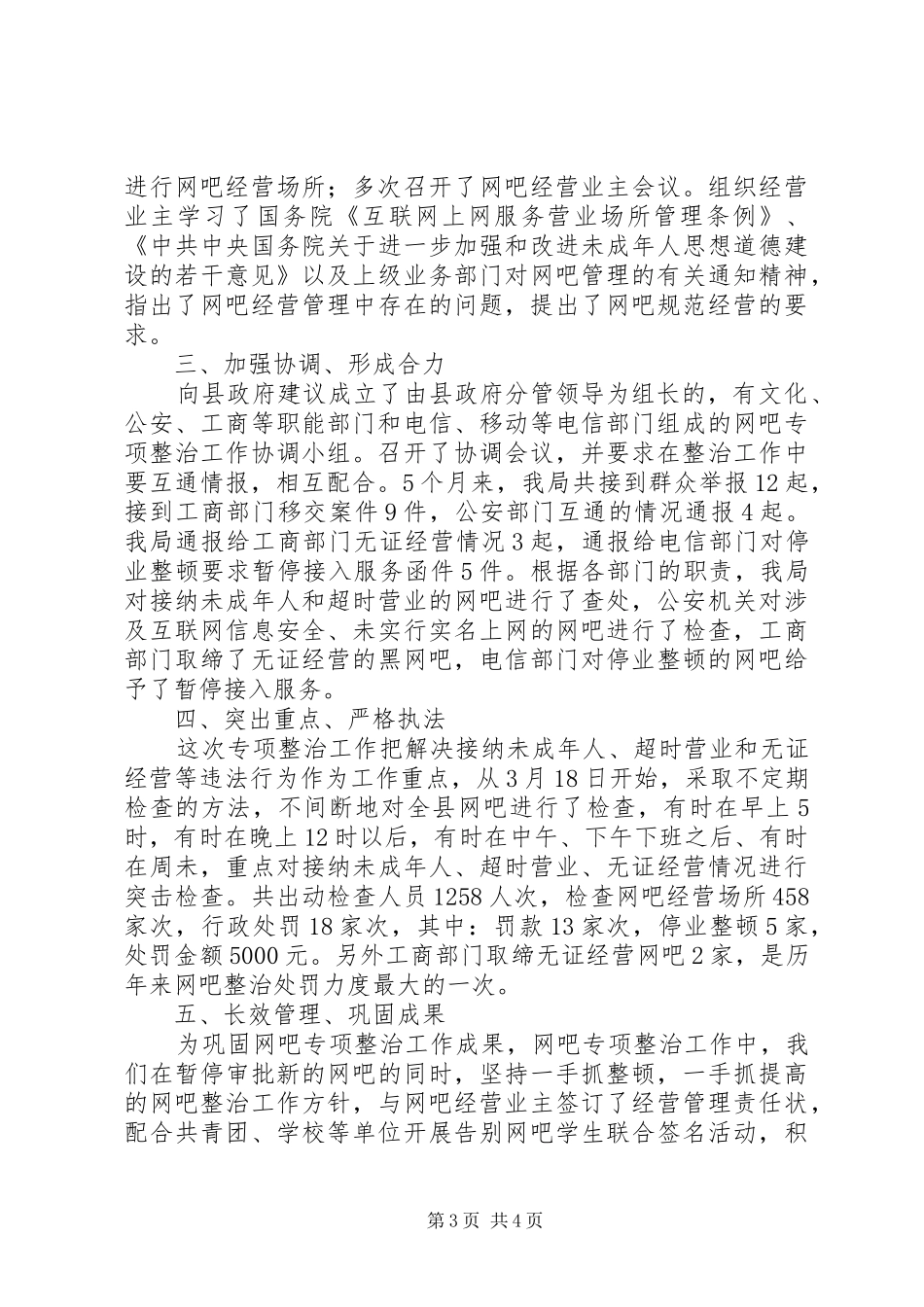 2024年专项整治工作汇报_第3页