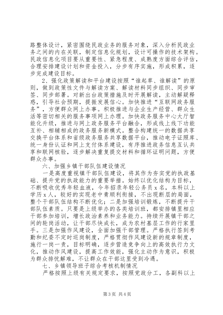 2024年镇政府服务能力情况报告_第3页