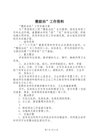 2024年整脏治工作资料