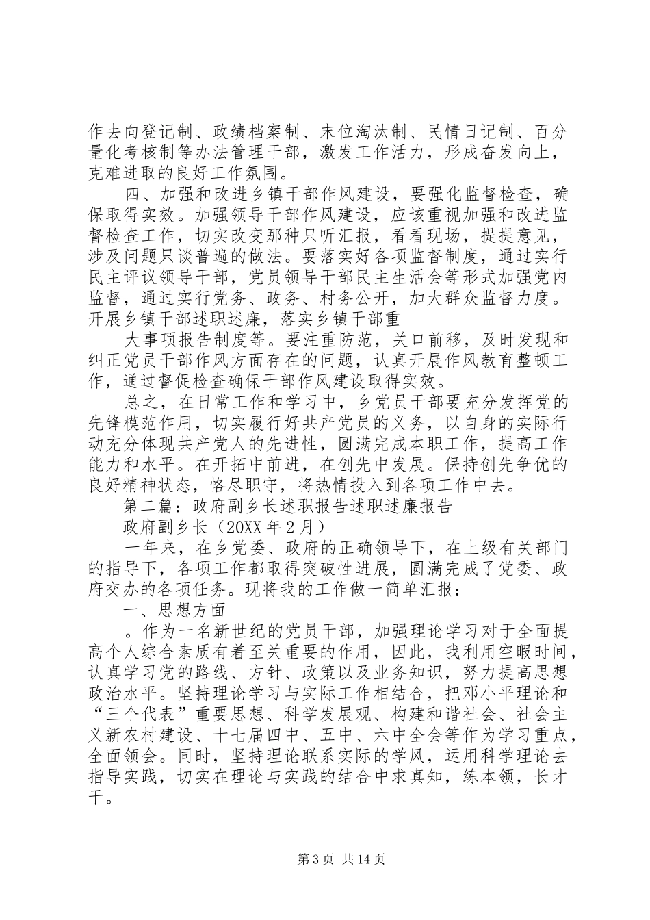 2024年政府副乡长调研报告_第3页