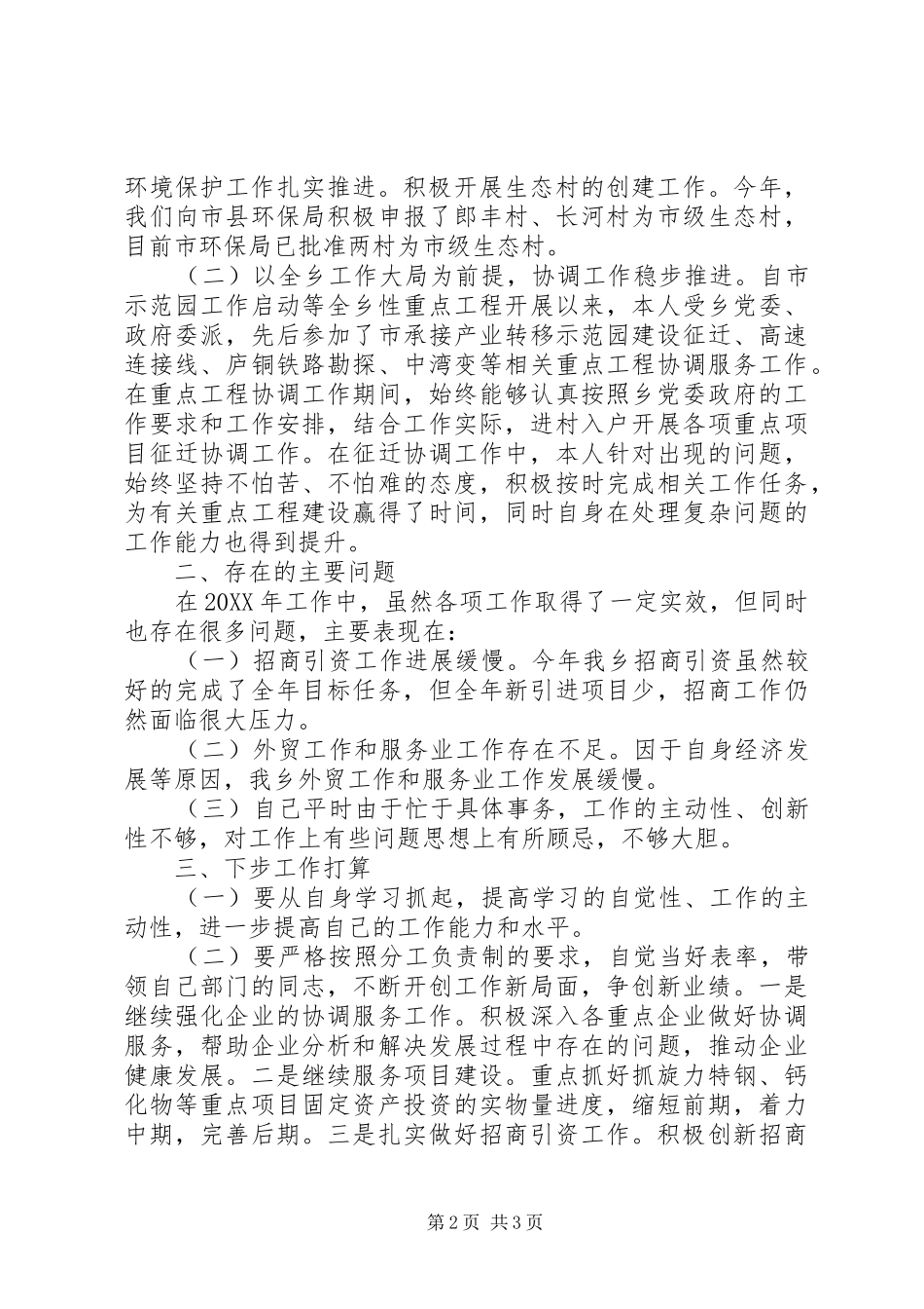 2024年经发办工作总结及工作计划_第2页