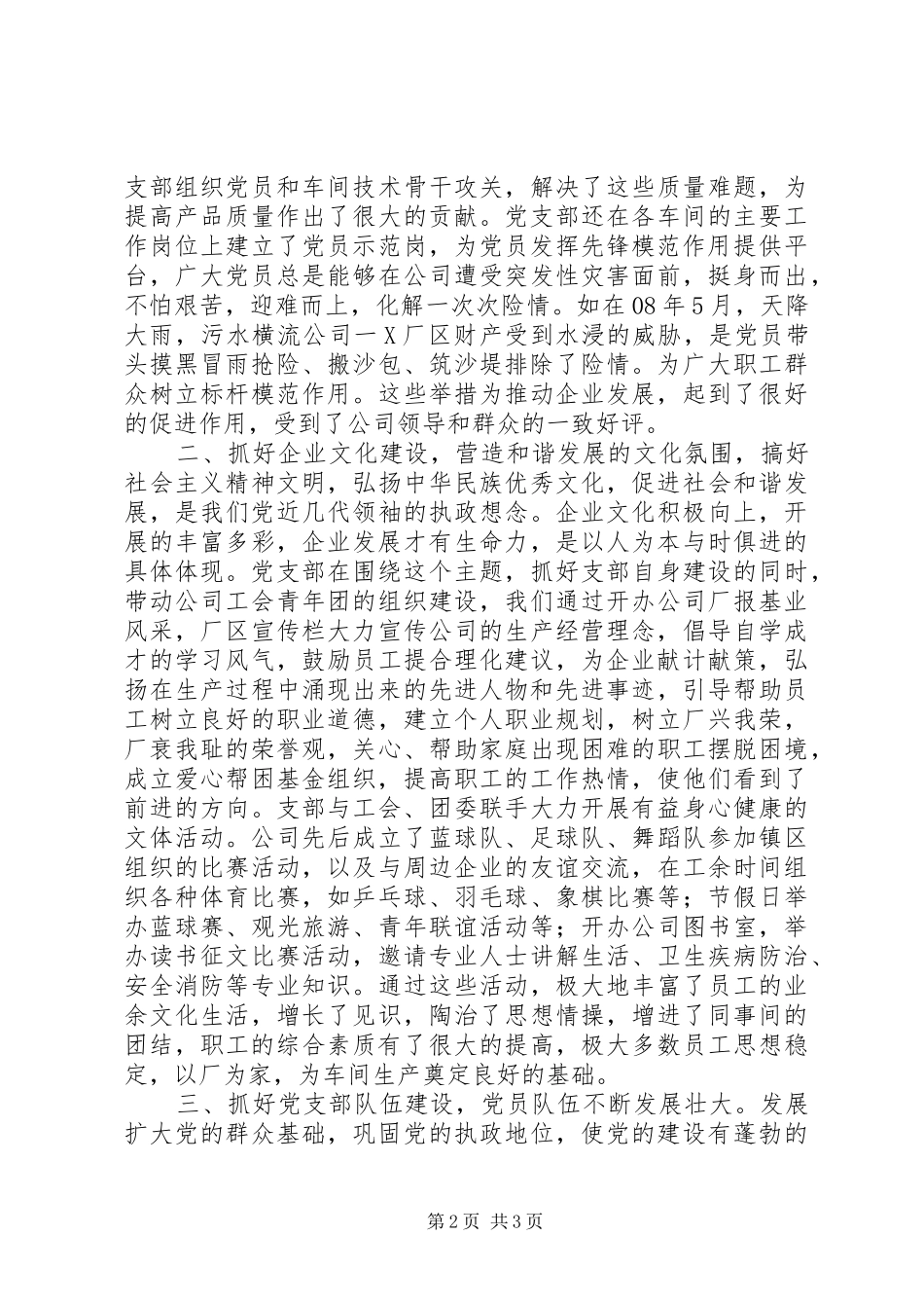 2024年支部书记工作经验介绍_第2页