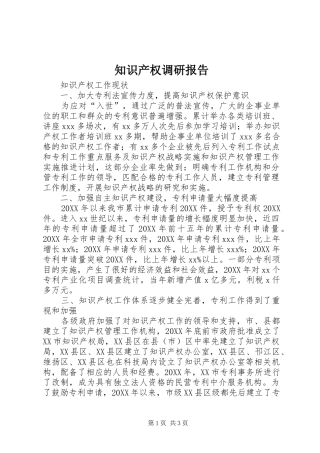 2024年知识产权调研报告