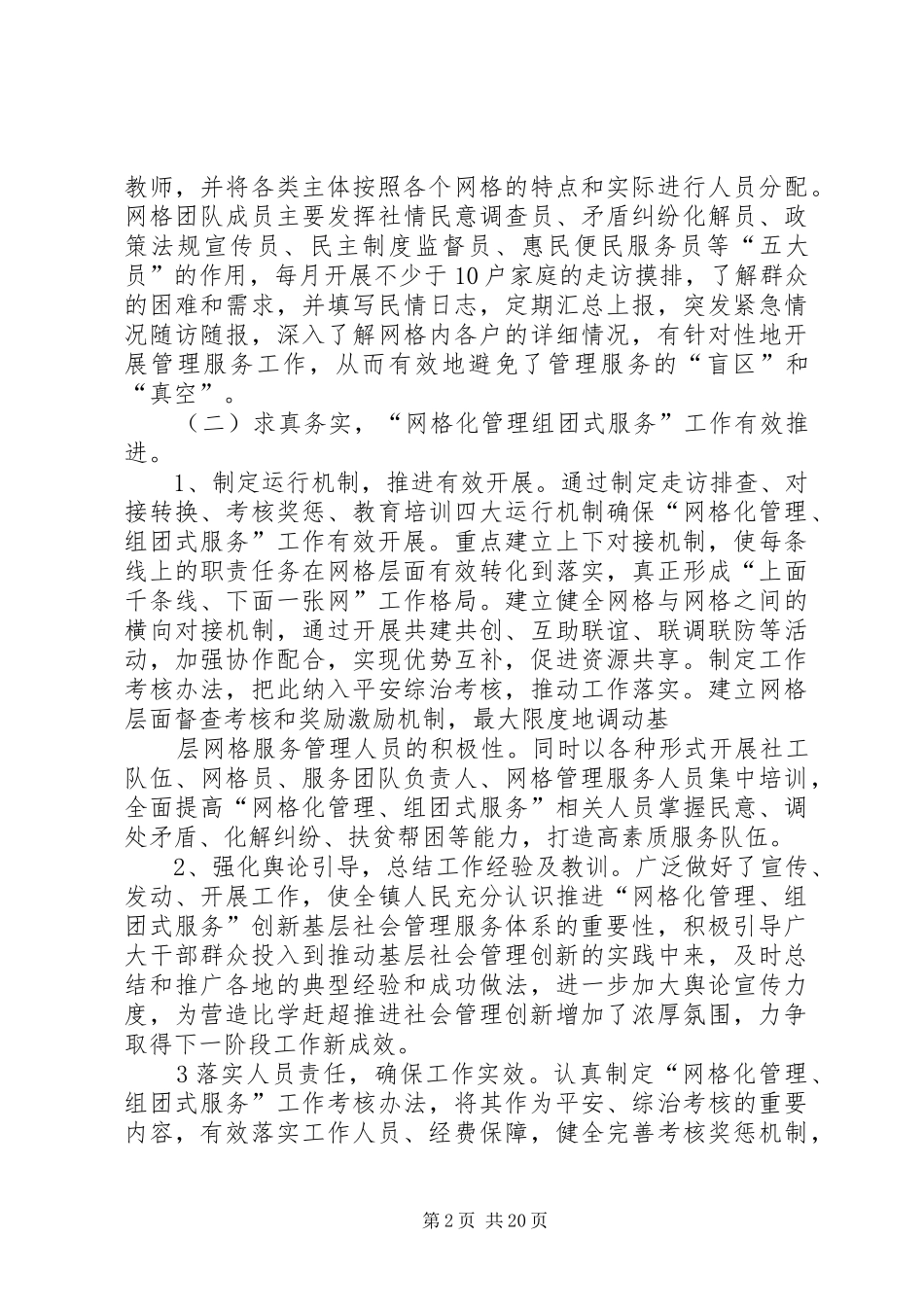 2024年网格化工作总结_第2页