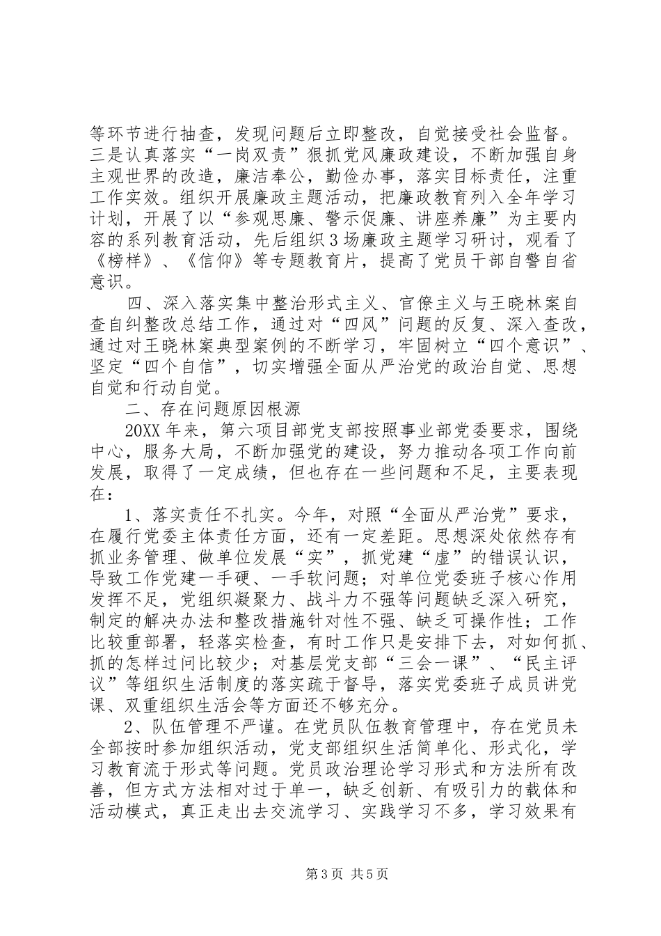 2024年项目部党支部书记工作总结_第3页